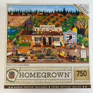 Master Pieces Homegrown 'Peterson Farms' 750 Pc Jigsaw Puzzle‎ Poster Complete
